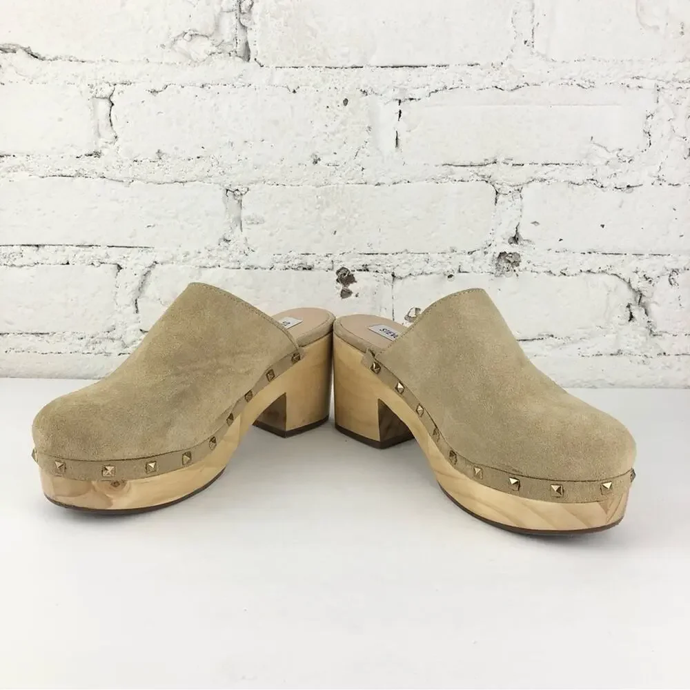 Steve Madden Brooklyn Wood Platform Heels